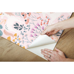Clara Jean Peel and Stick Wallpaper - how to peel