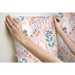 Clara Jean Peel and Stick Wallpaper - how to stick