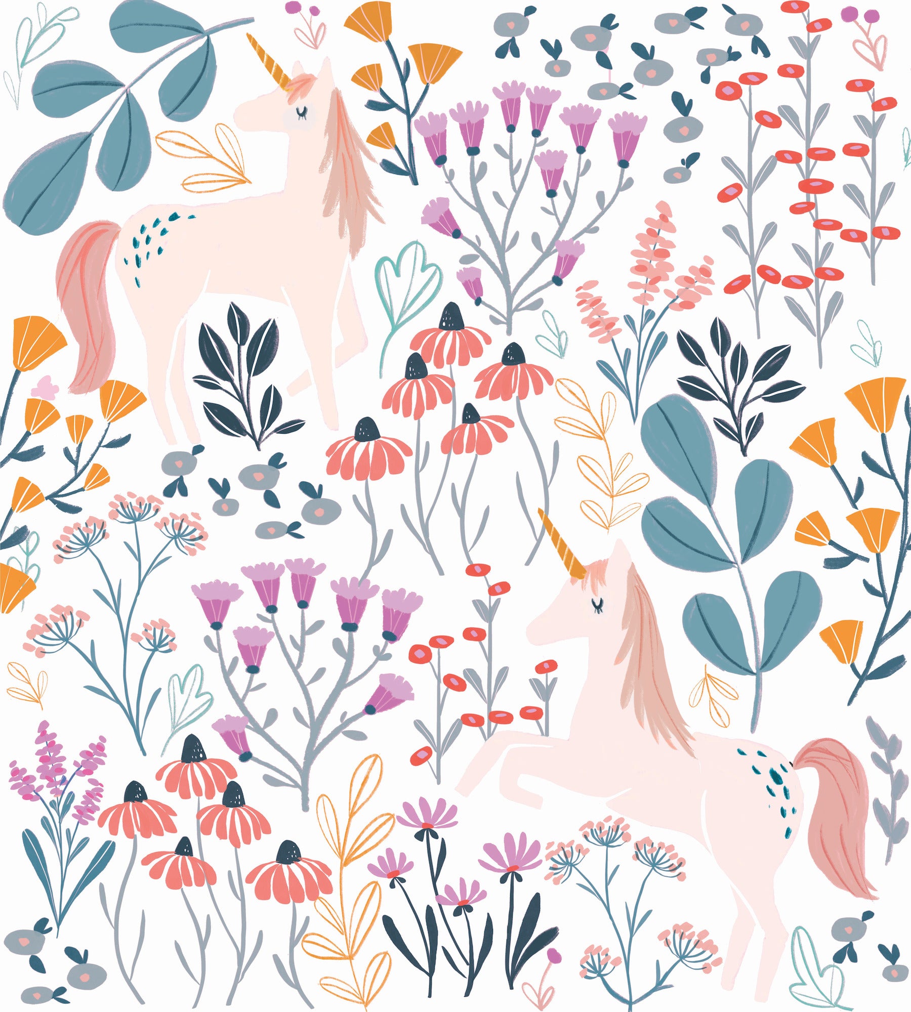 Unicorn Paradise P&S Wallpaper by WallPops