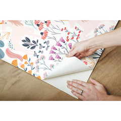 Clara Jean Peel and Stick Wallpaper - how to peel