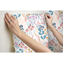Clara Jean Peel and Stick Wallpaper - how to stick