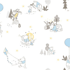 Winnie the Pooh Playmates Peel and stick wallpaper by WallPops