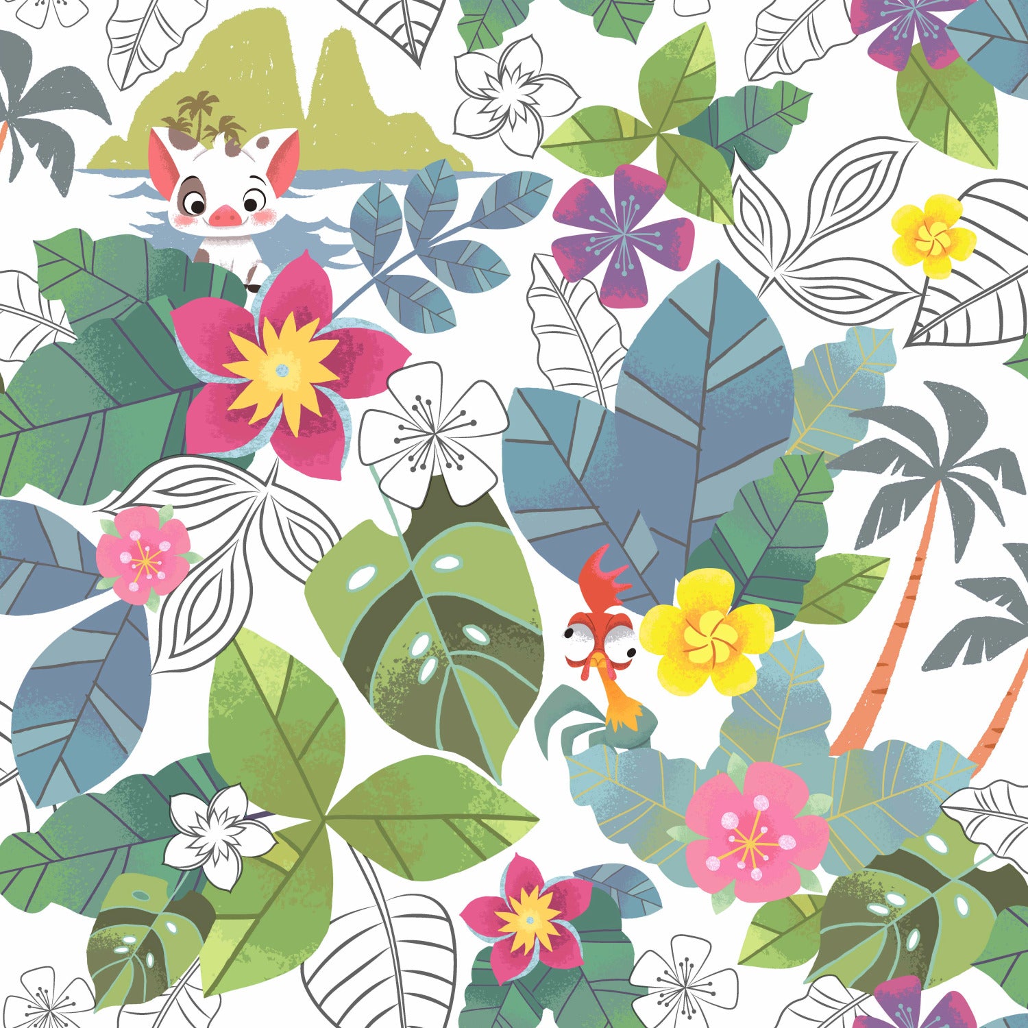 Disney2 Peel and Stick Wallpaper by WallPops