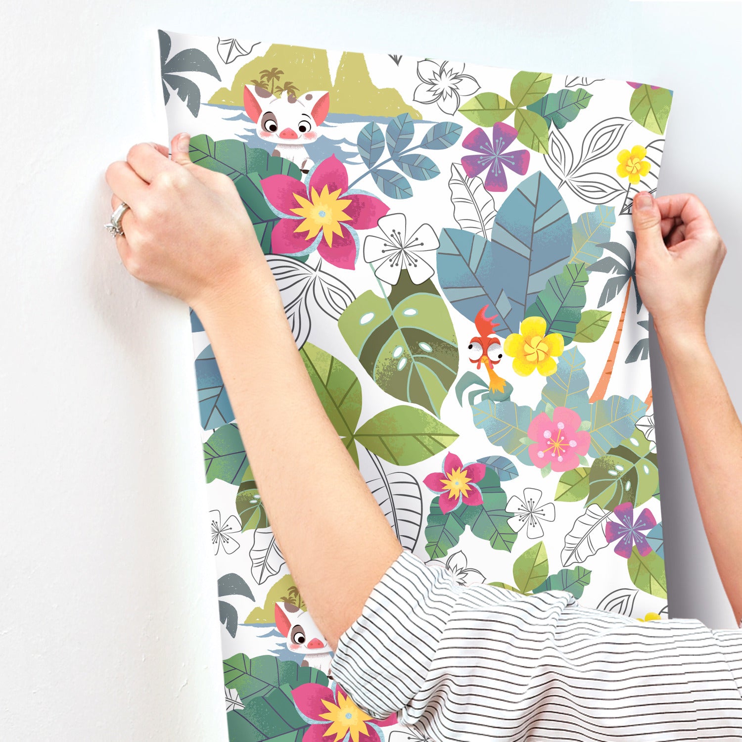 Disney2 Peel and Stick Wallpaper - how to stick