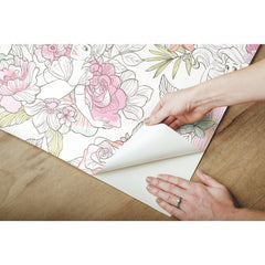 Disney2 Peel and Stick Wallpaper - how to peel