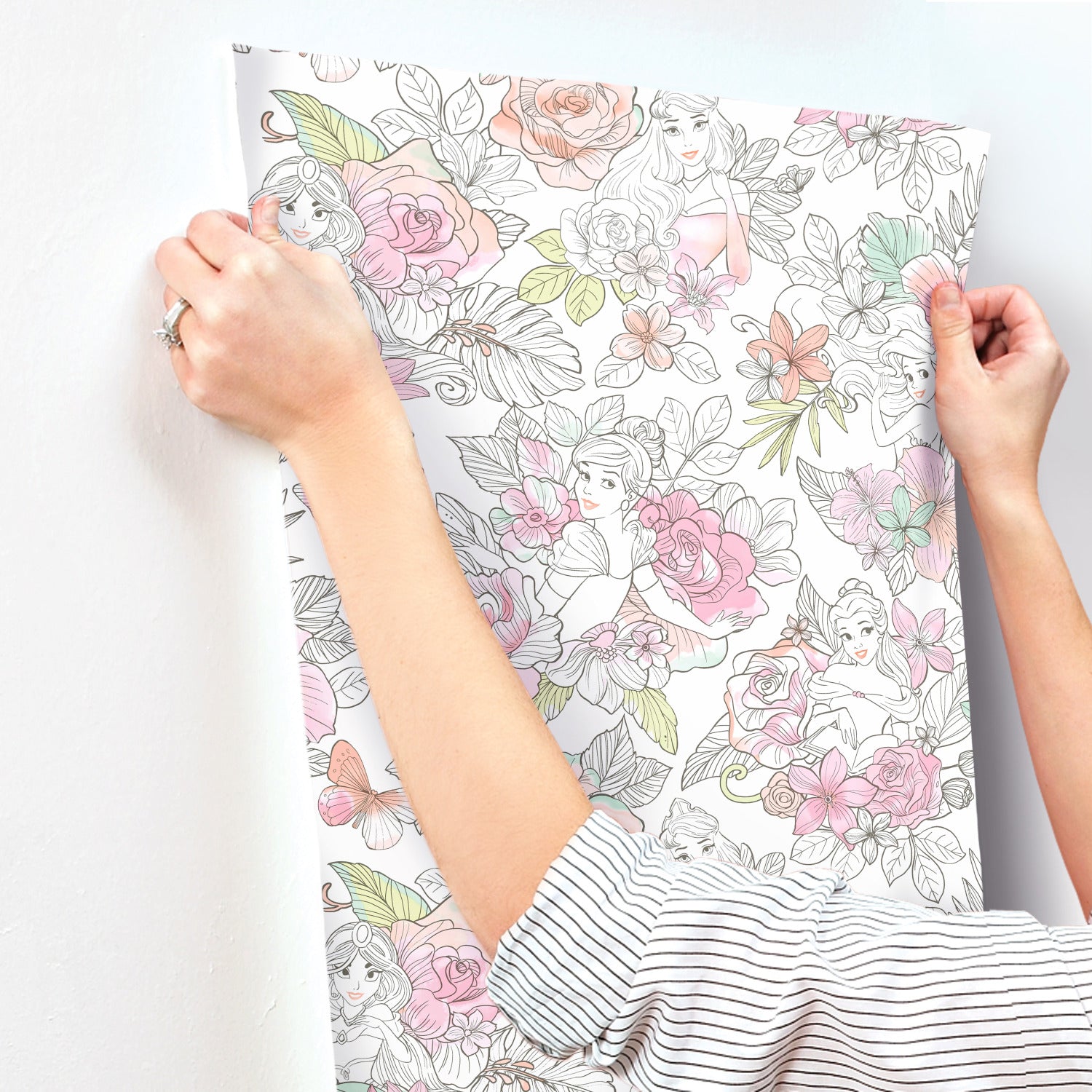 Disney2 Peel and Stick Wallpaper - how to stick