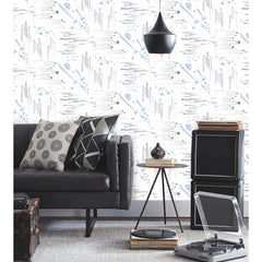 RMK11801WP peel and stick wallpaper in a room setting
