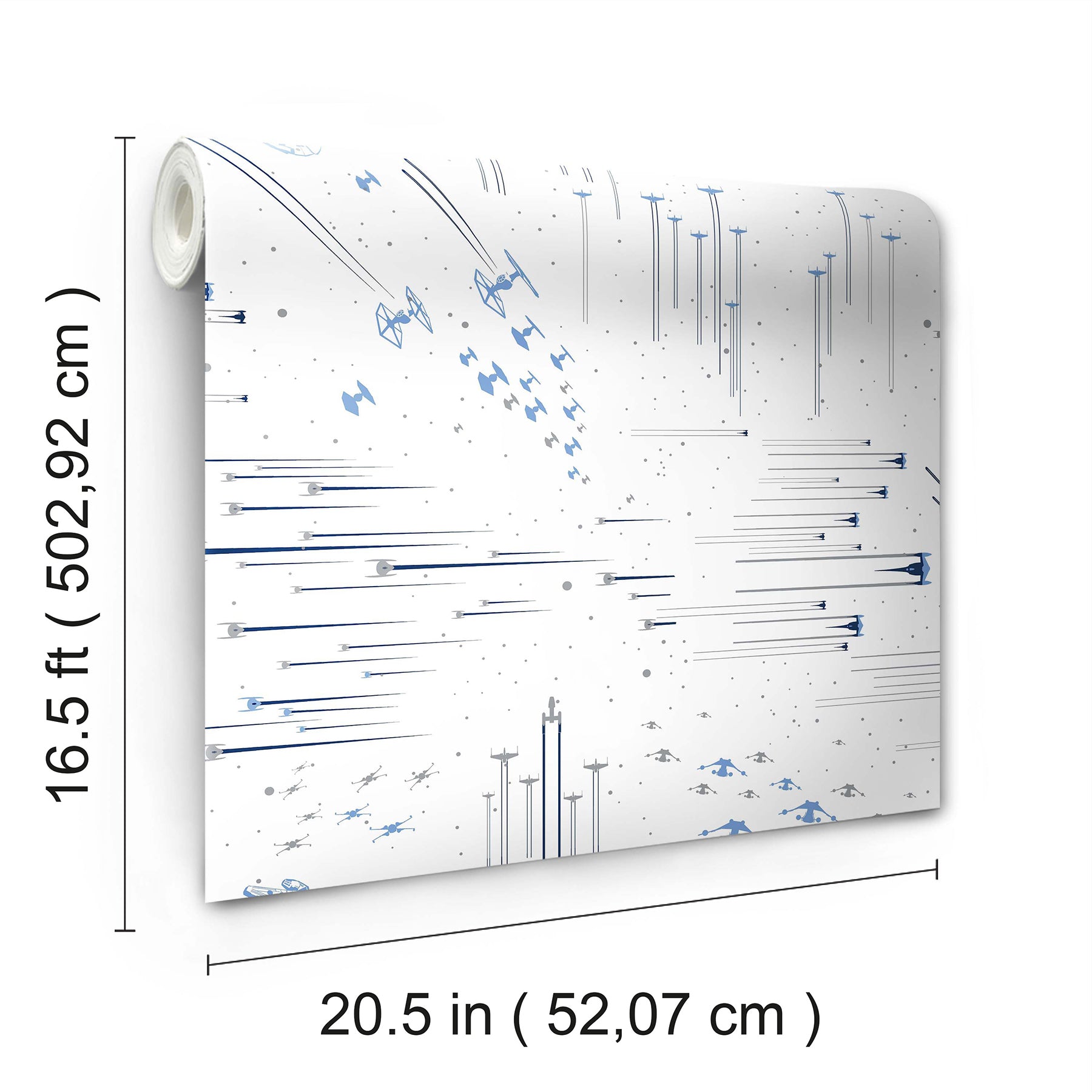 RMK11801WP peel and stick wallpaper - dimensions
