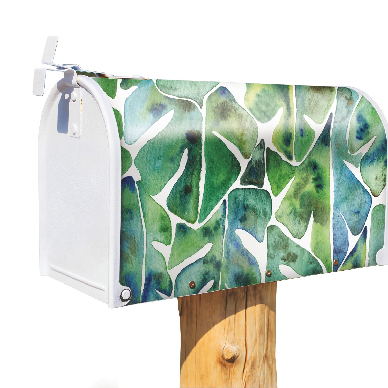 Cat Coquillette Philodendron Peel and Stick Wallpaper in a room setting