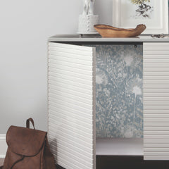 Dandelion P&S Wallpaper in a room setting