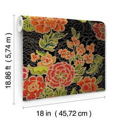 RMK11856RL Peel and Stick Wallpaper - dimensions