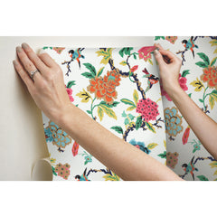 RMK11861RL Peel and Stick Wallpaper - how to stick