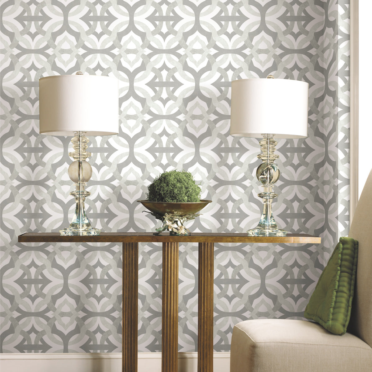 RMK11865RL Peel and Stick Wallpaper in a room setting