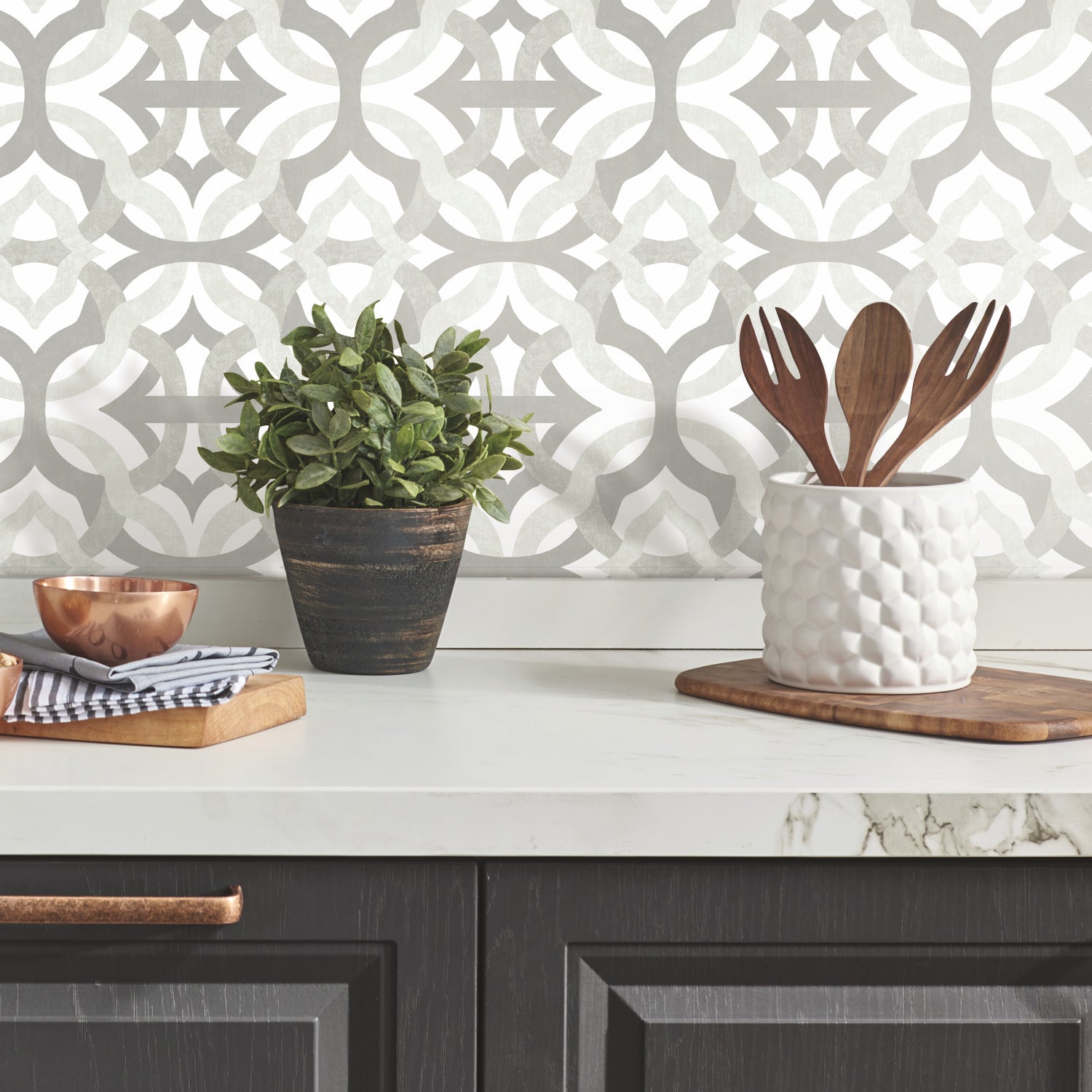 RMK11865RL Peel and Stick Wallpaper in a room setting