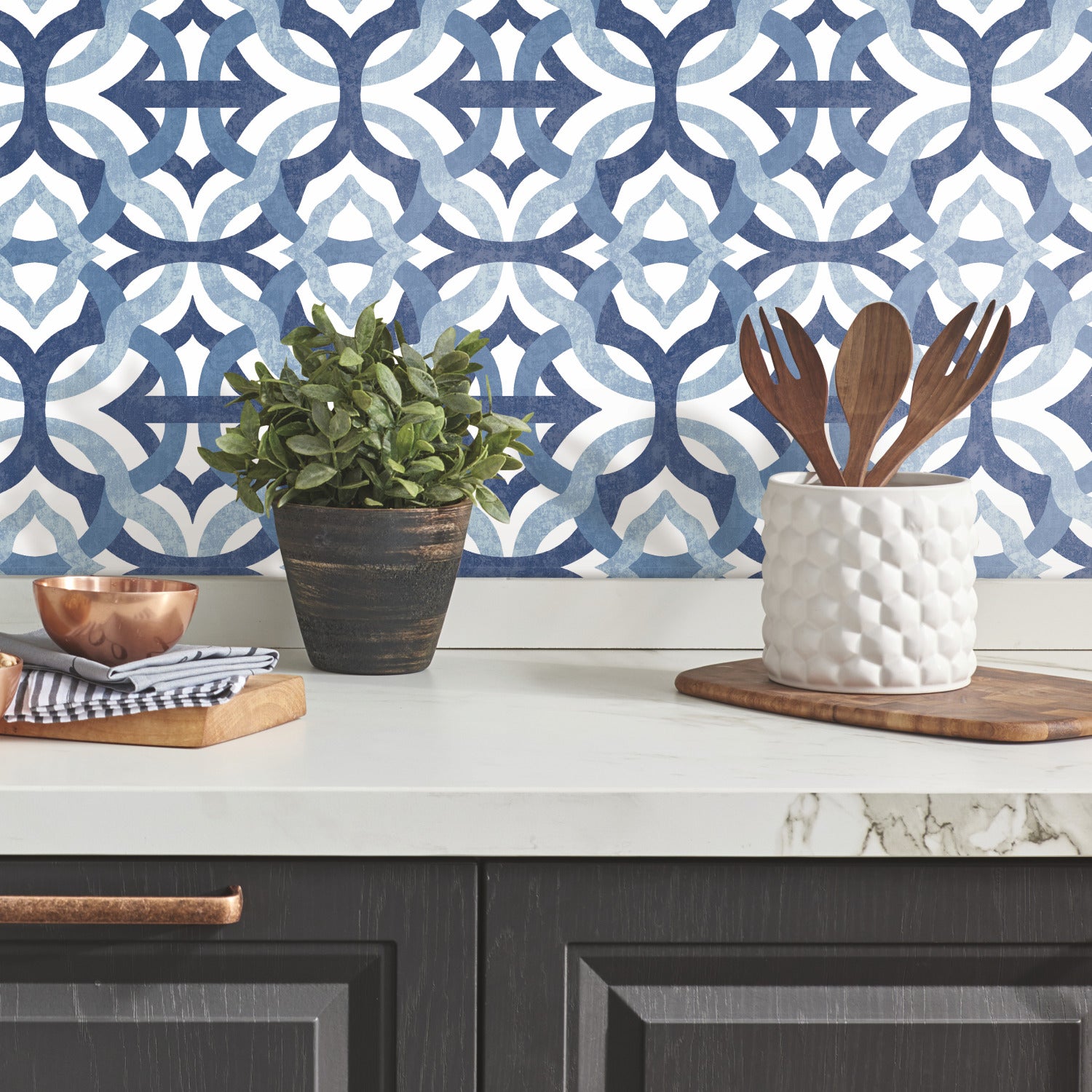 RMK11866RL Peel and Stick Wallpaper in a room setting