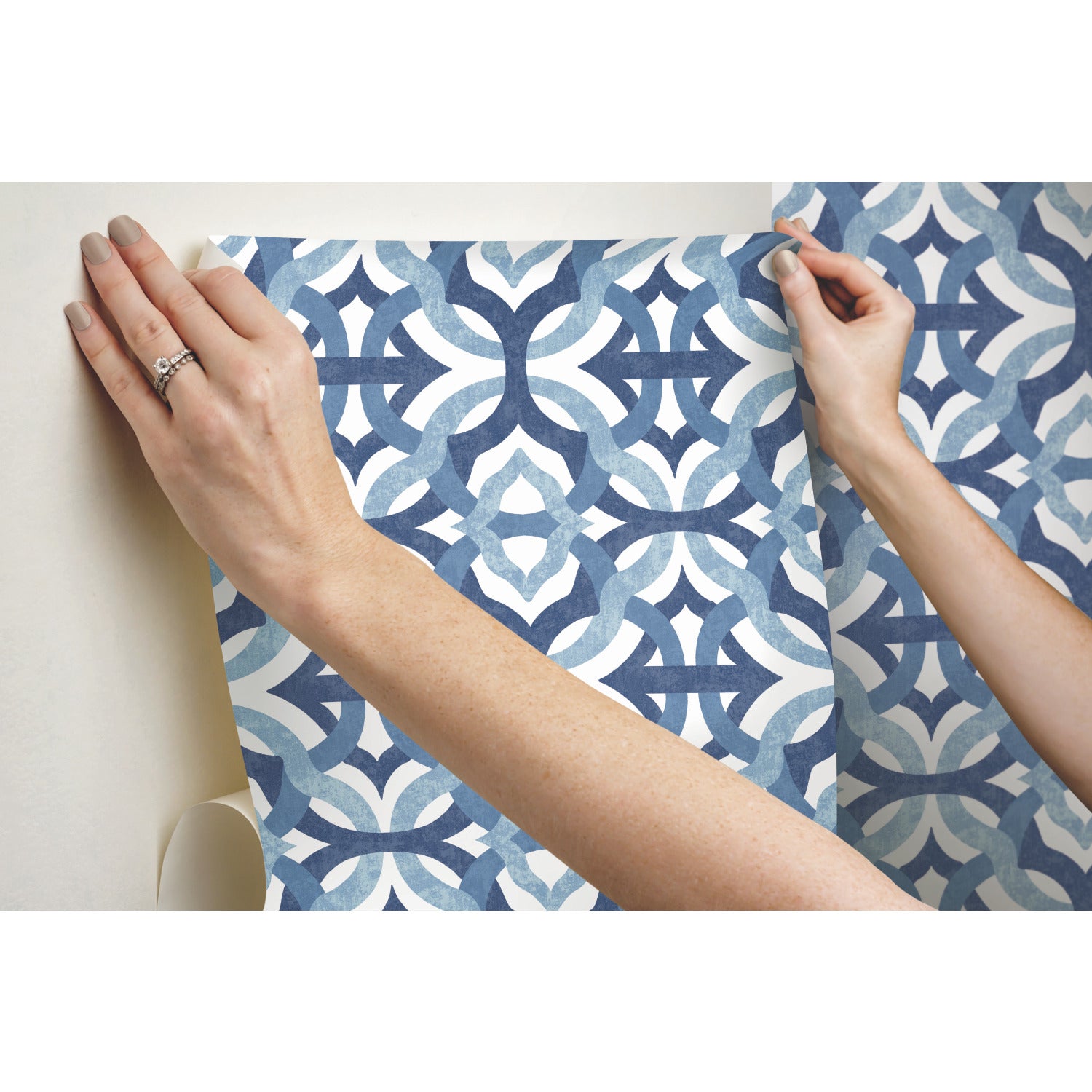 RMK11866RL Peel and Stick Wallpaper - how to stick