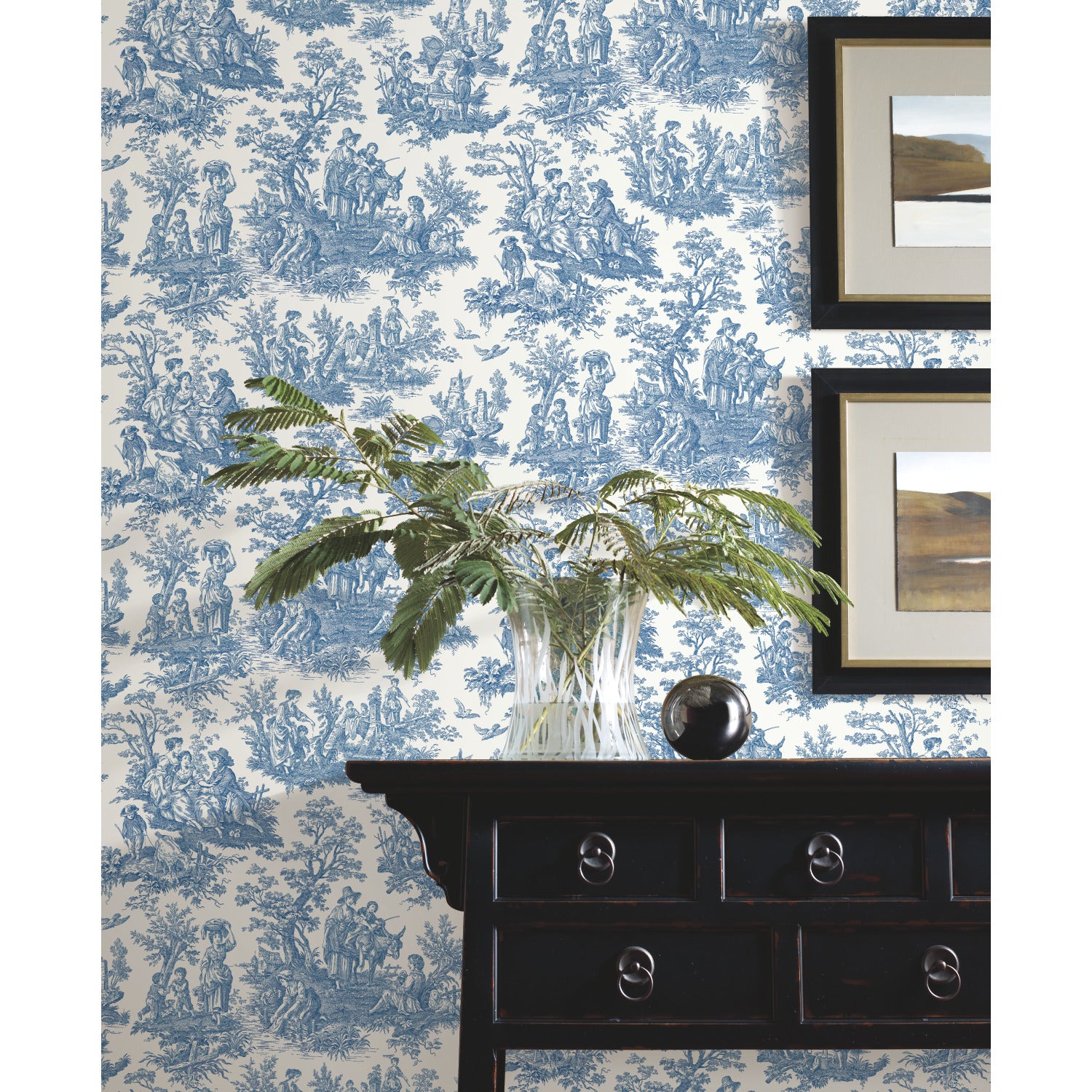 RMK11868WP Peel and Stick Wallpaper in a room setting