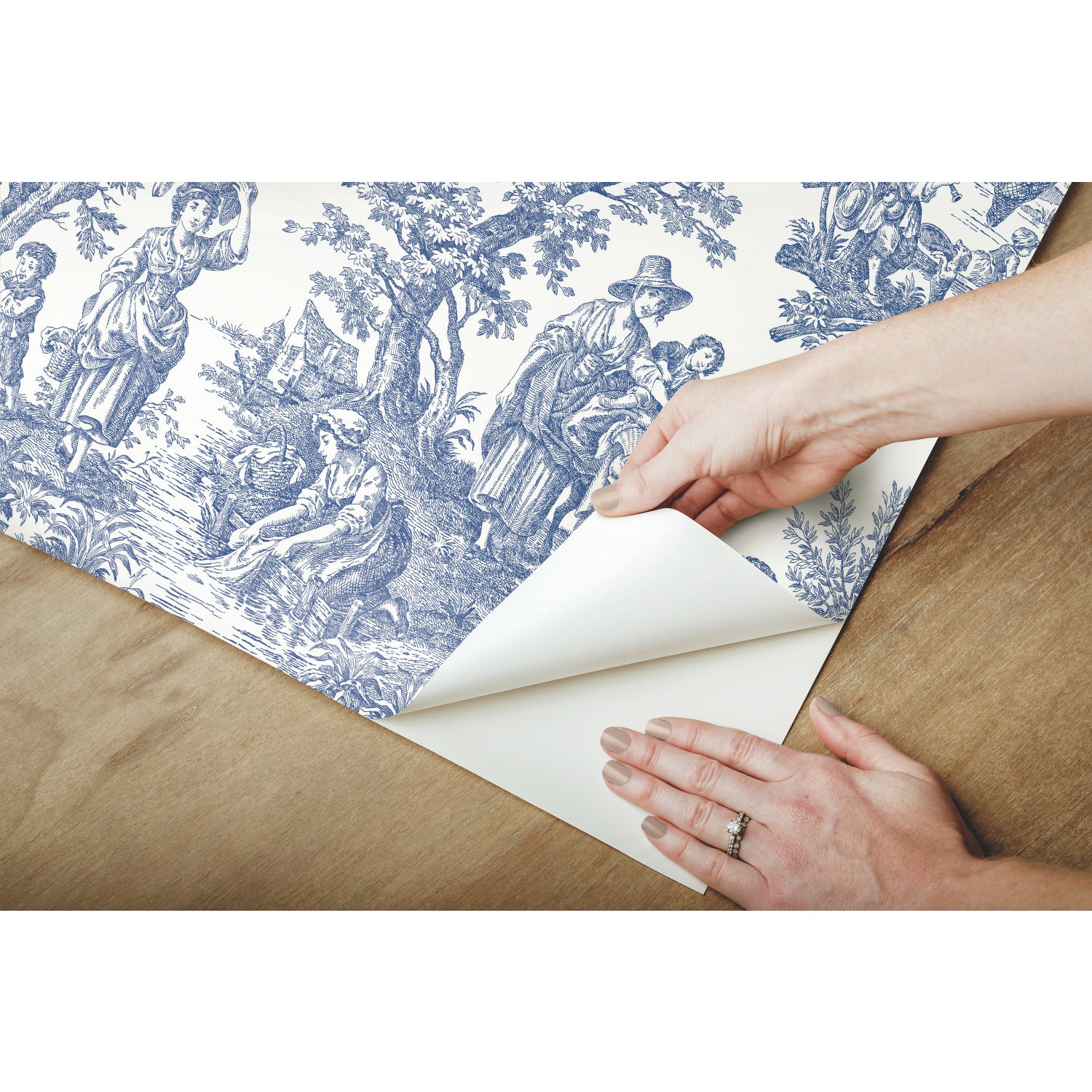 RMK11868WP Peel and Stick Wallpaper - how to peel