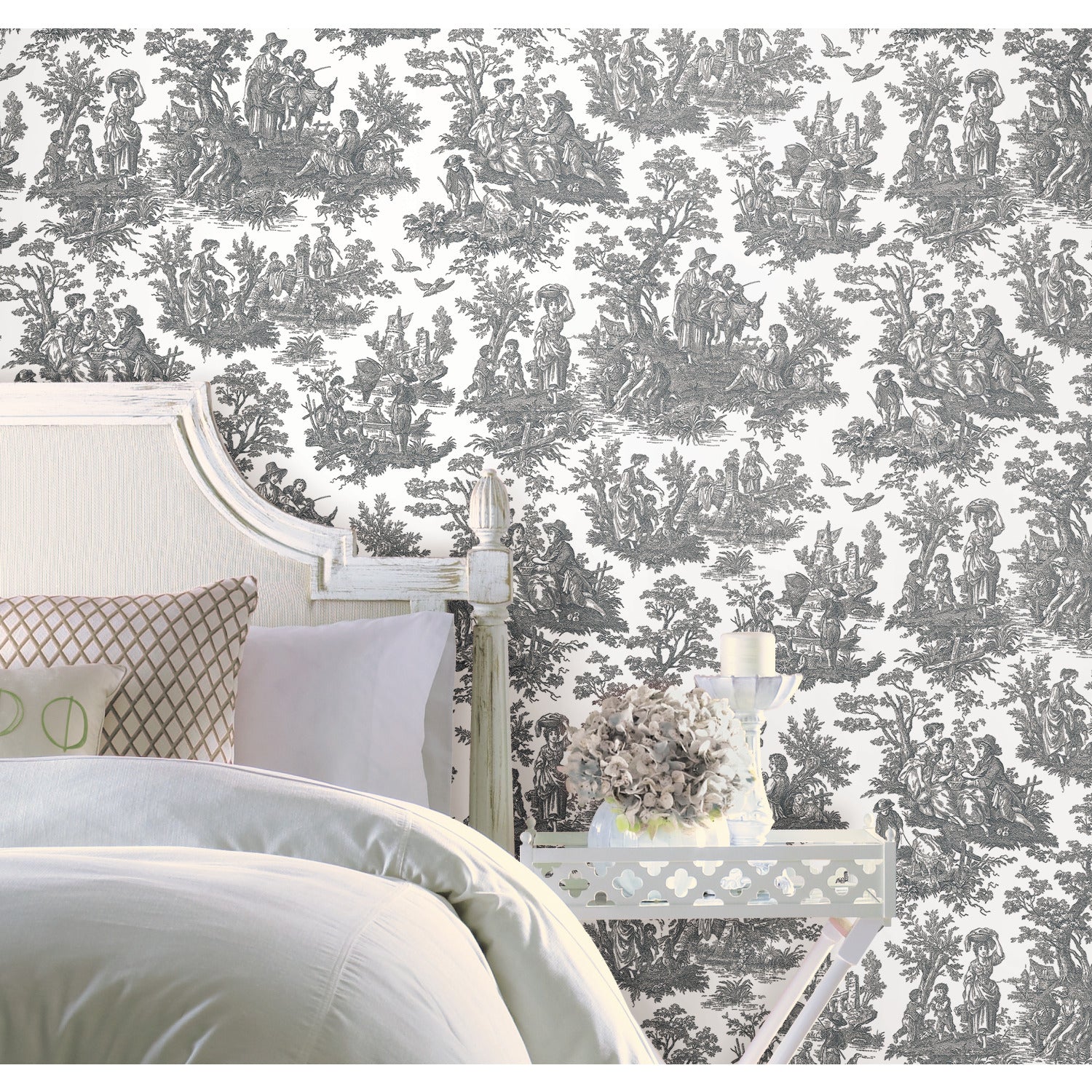 RMK11869WP Peel and Stick Wallpaper in a room setting