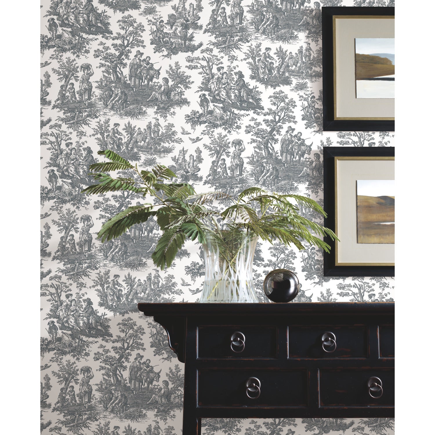 RMK11869WP Peel and Stick Wallpaper in a room setting