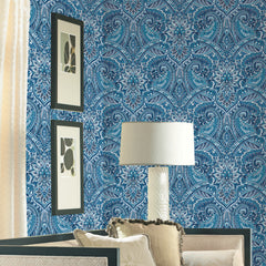 Swept Away P&S Wallpaper in a room setting