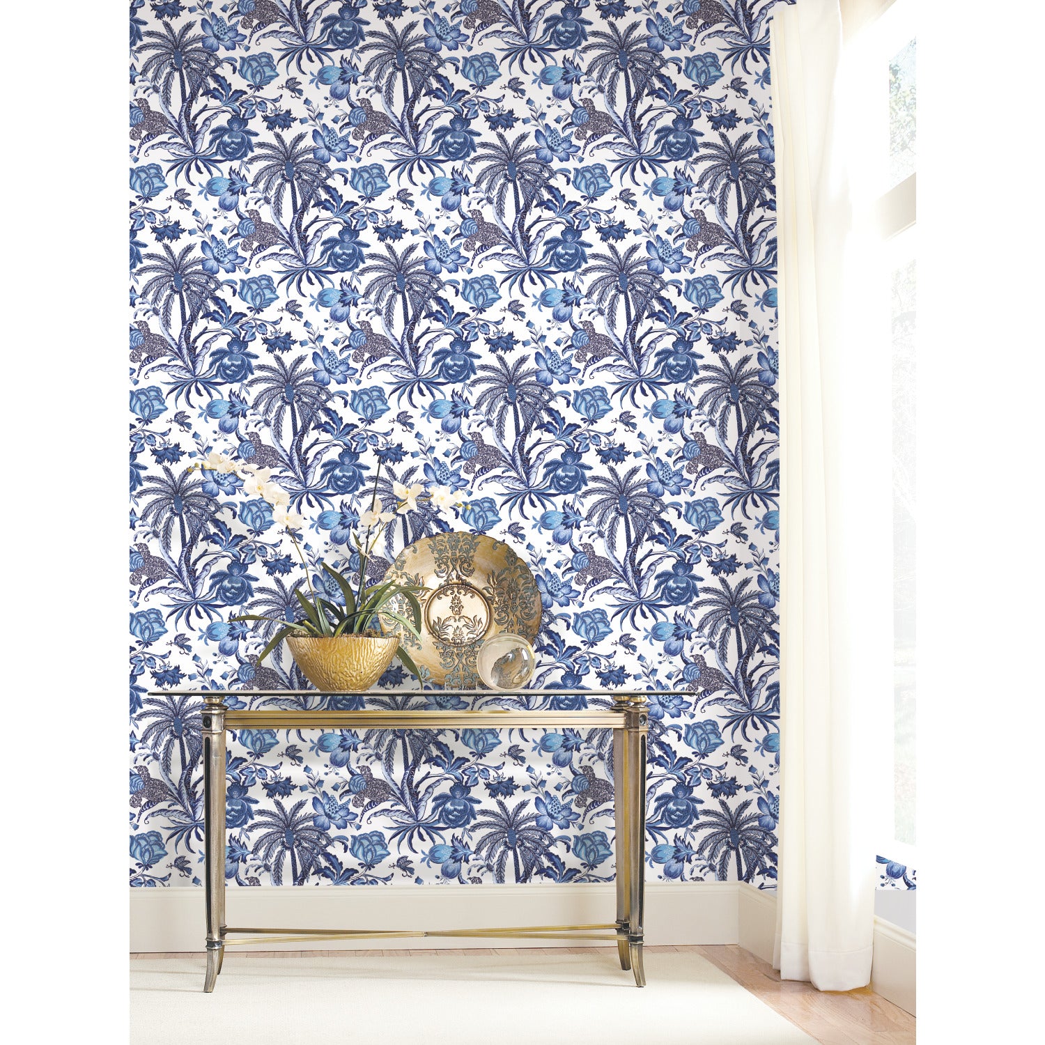 RMK11881RL Peel and Stick Wallpaper in a room setting