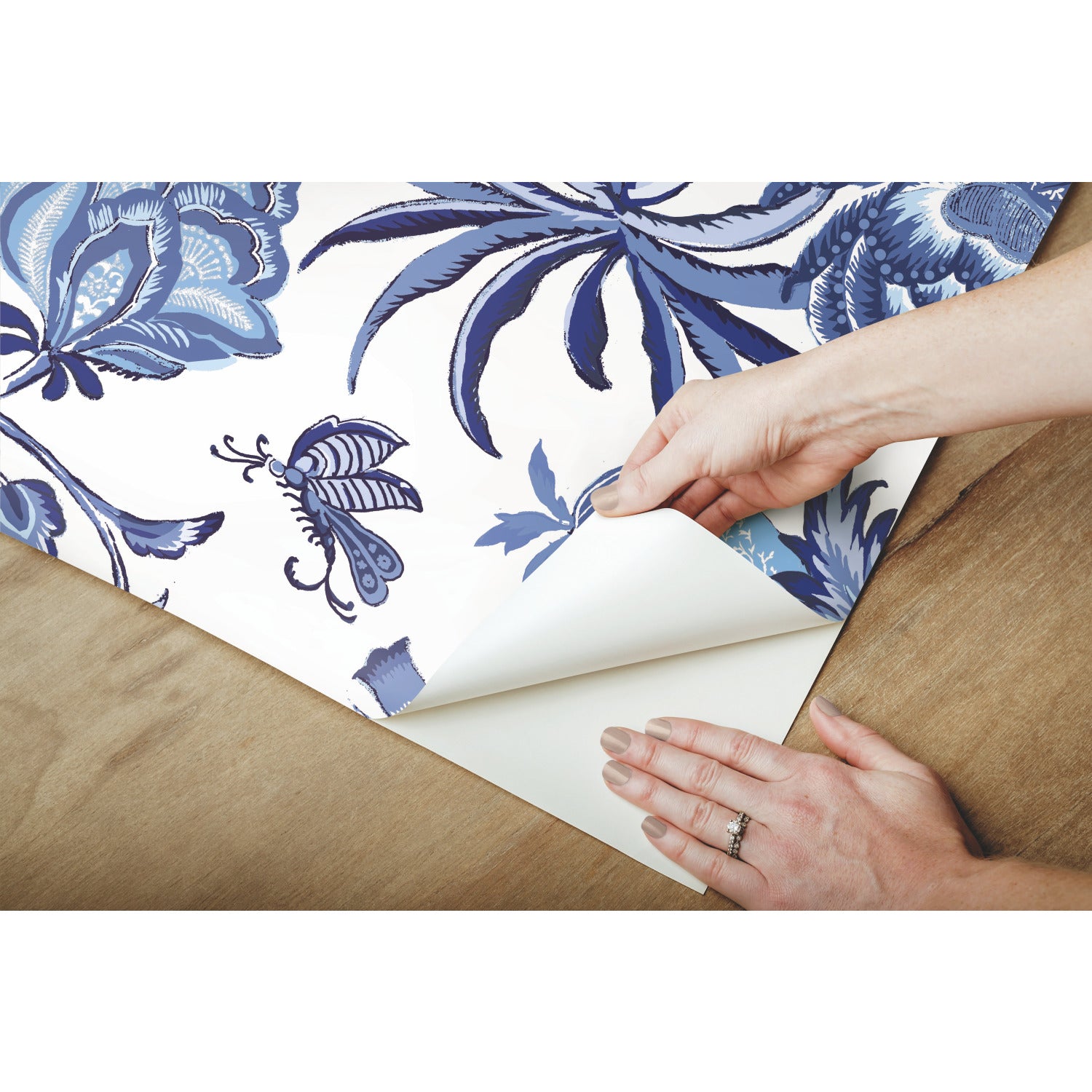RMK11881RL Peel and Stick Wallpaper - how to peel
