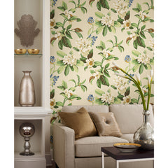 Live Artfully P&S Wallpaper in a room setting