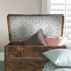 Bohemian Damask Peel and Stick Wallpaper in a room setting