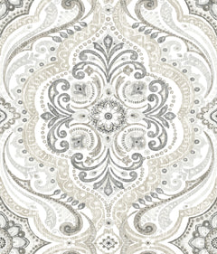 Bohemian Damask Peel and Stick Wallpaper by WallPops