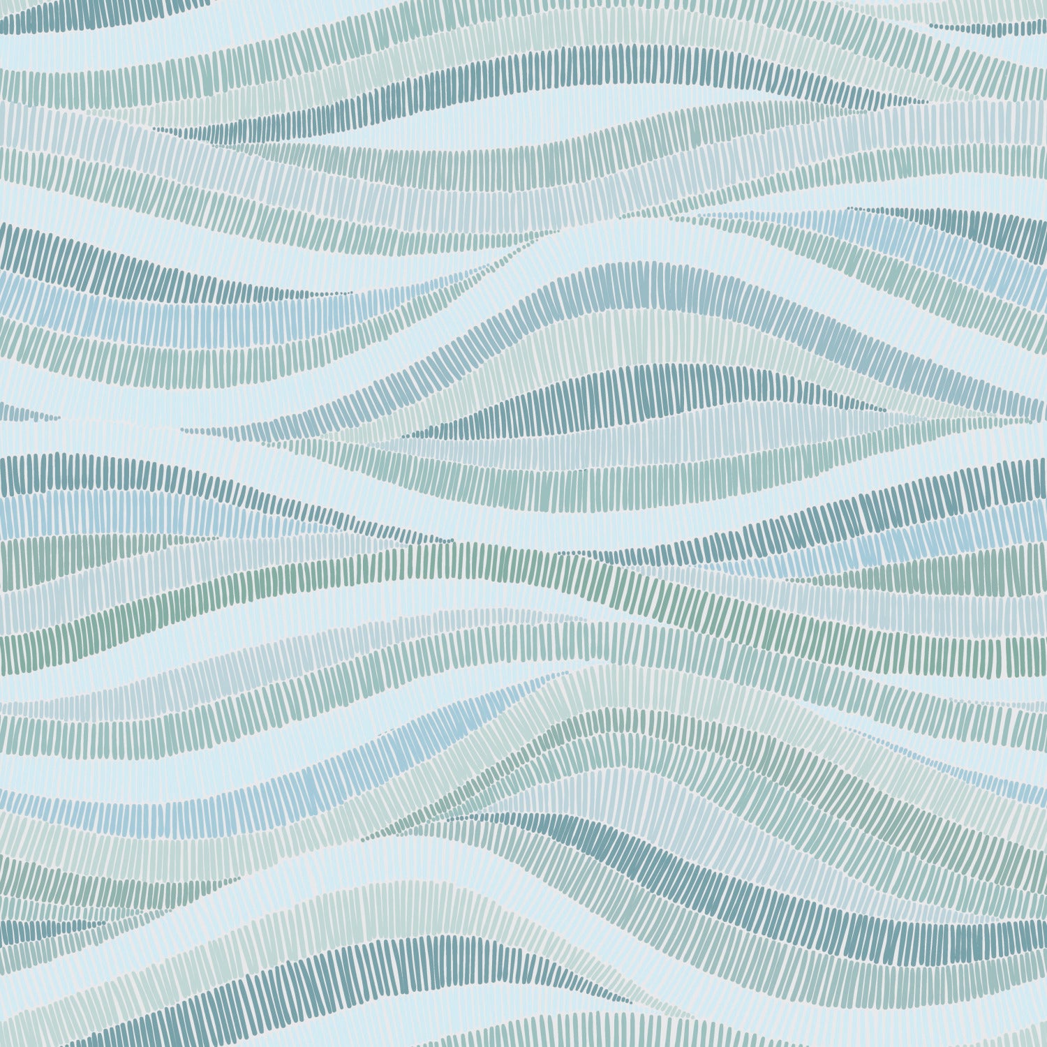 Mosaic Waves Peel and Stick Wallpaper by WallPops