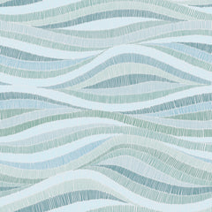 Mosaic Waves Peel and Stick Wallpaper by WallPops