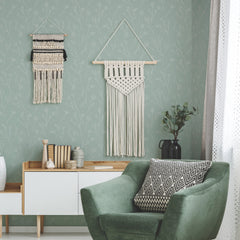 Twigs Peel and Stick Wallpaper in a room setting