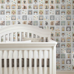 Star Wars Infant Alphabet P&S Wallpaper in a room setting