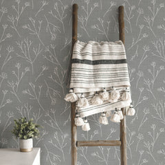 Twigs Peel and Stick Wallpaper in a room setting
