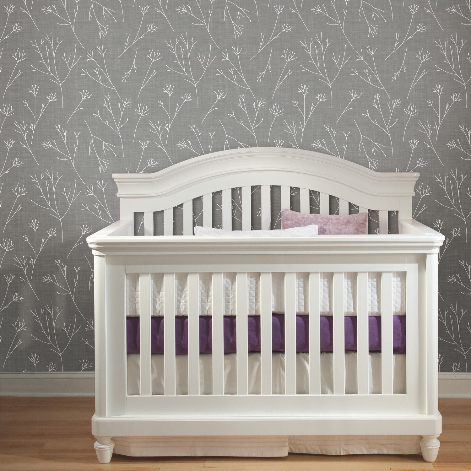 Twigs Peel and Stick Wallpaper in a room setting