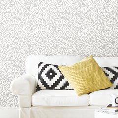 RMK11974WP peel and stick wallpaper in a room setting