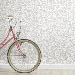 RMK11974WP peel and stick wallpaper in a room setting