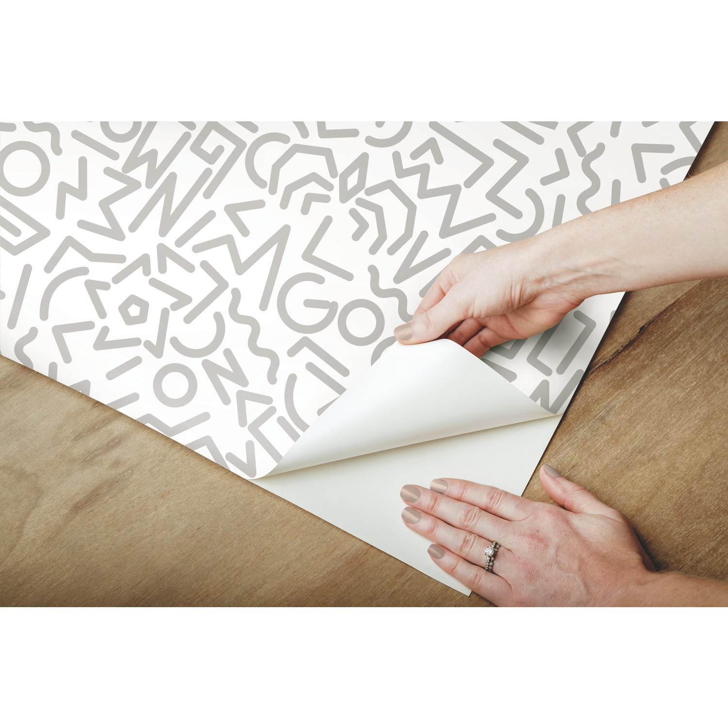 RMK11974WP peel and stick wallpaper - how to peel