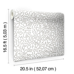 RMK11974WP peel and stick wallpaper - dimensions