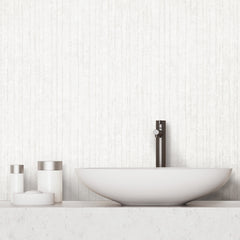 Crackled Stria Faux Texture Peel and Stick Wallpaper in a room setting
