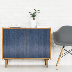 Crackled Stria Faux Texture Peel and Stick Wallpaper in a room setting