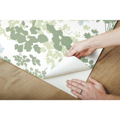 Queen Anne's Lace P&S Wallpaper - how to peel