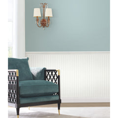 Beadboard Peel and Stick Wallpaper in a room setting