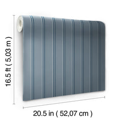 Beadboard Peel and Stick Wallpaper - dimensions
