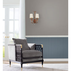 Beadboard Peel and Stick Wallpaper in a room setting