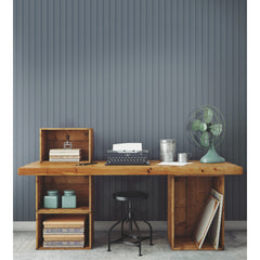 Beadboard Peel and Stick Wallpaper in a room setting