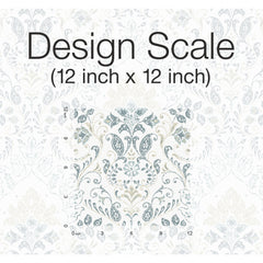Persian Damask Peel and Stick Wallpaper pattern close-up