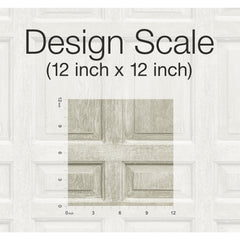 Beveled Wood Paneling Peel & Stick Wallpaper pattern close-up
