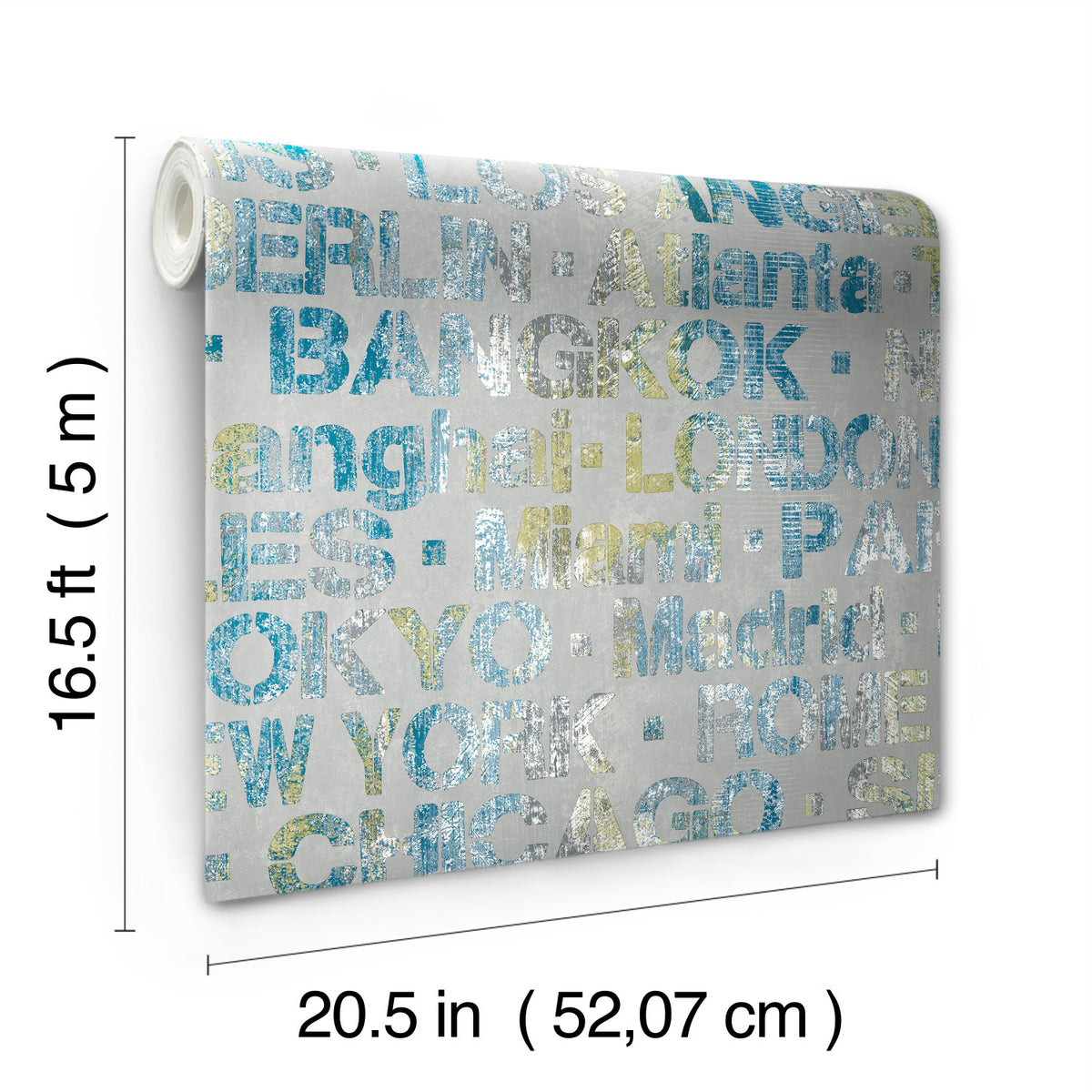 Cities Of The World P&S Wallpaper by WallPops